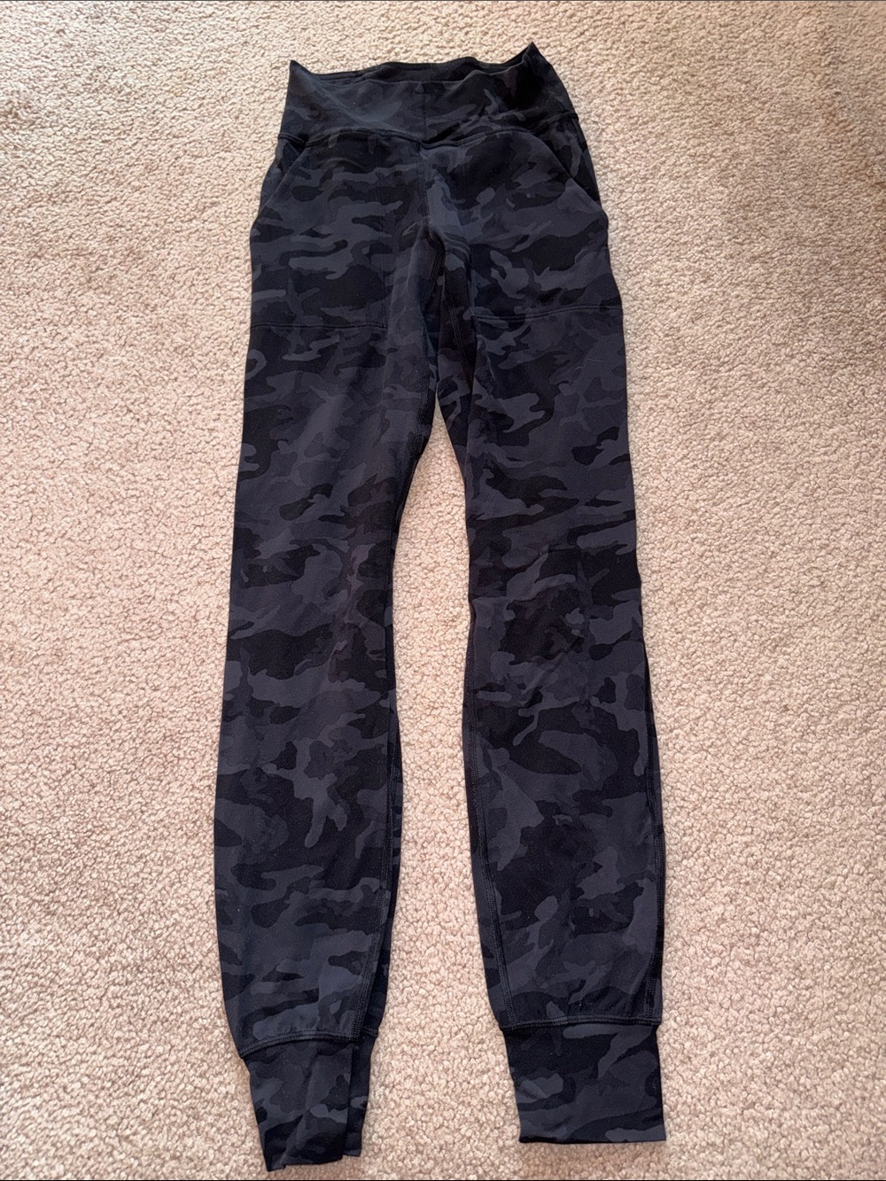 Women’s Black Camo Lululemon Align Jogger Pants